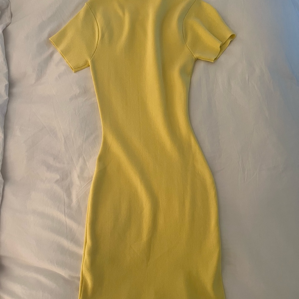 Zara Ribbed Bodycon Dress - Picture 4 of 5